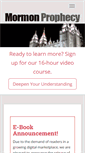 Mobile Screenshot of mormonprophecy.com
